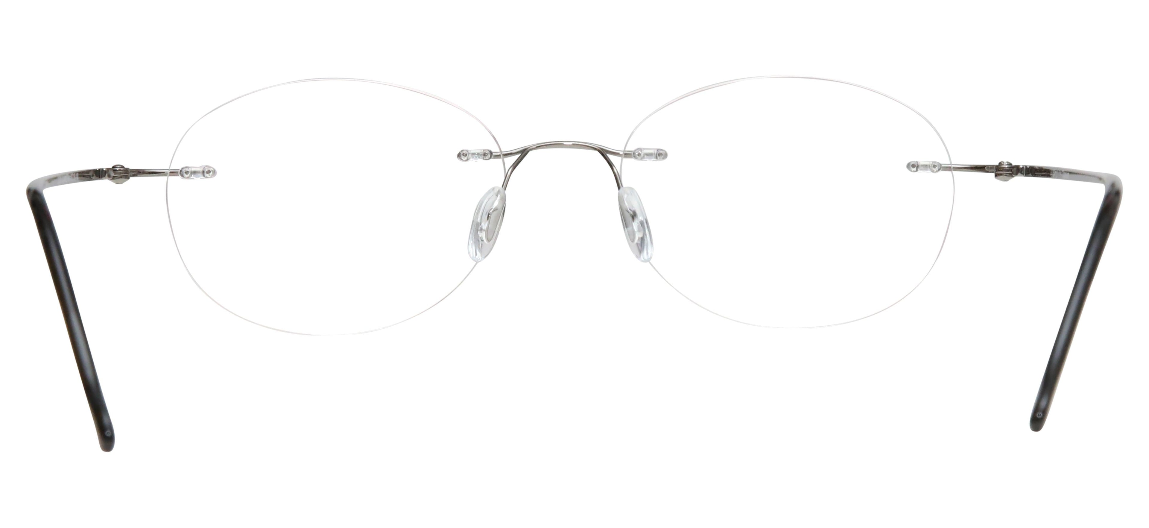 Blue Light Blocking Glasses Oval Rimless 201966 Eyeglasses Includes Blue Light Blocking Lenses