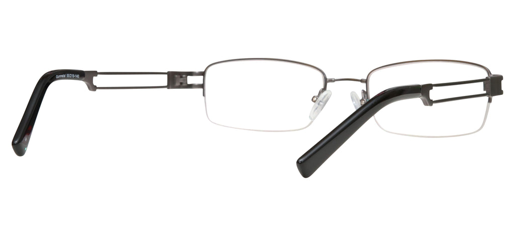 Blue Light Blocking Glasses Rectangle Half Rim 201937 Eyeglasses Includes Blue Light Blocking Lenses
