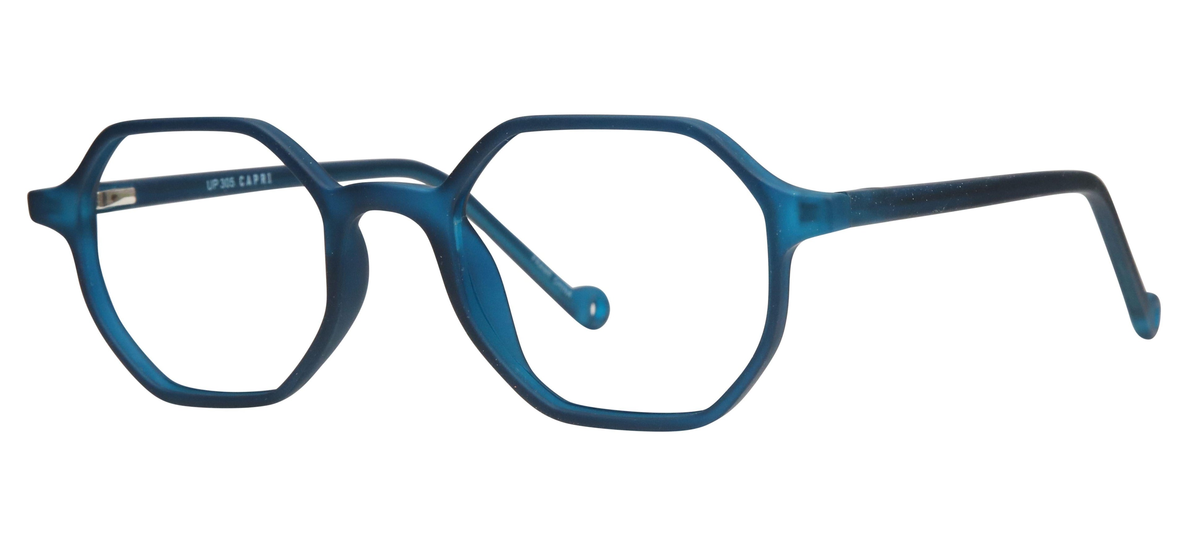 Blue Light Blocking Glasses Hexagon Full Rim 201992 Eyeglasses Includes Blue Light Blocking Lenses