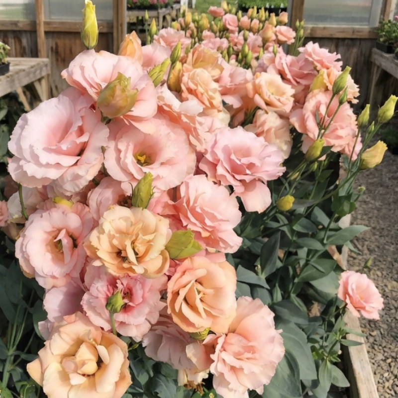 Eustoma / Lisianthus Grandiflorum Thornless Rose  Seeds, Year-around Planting