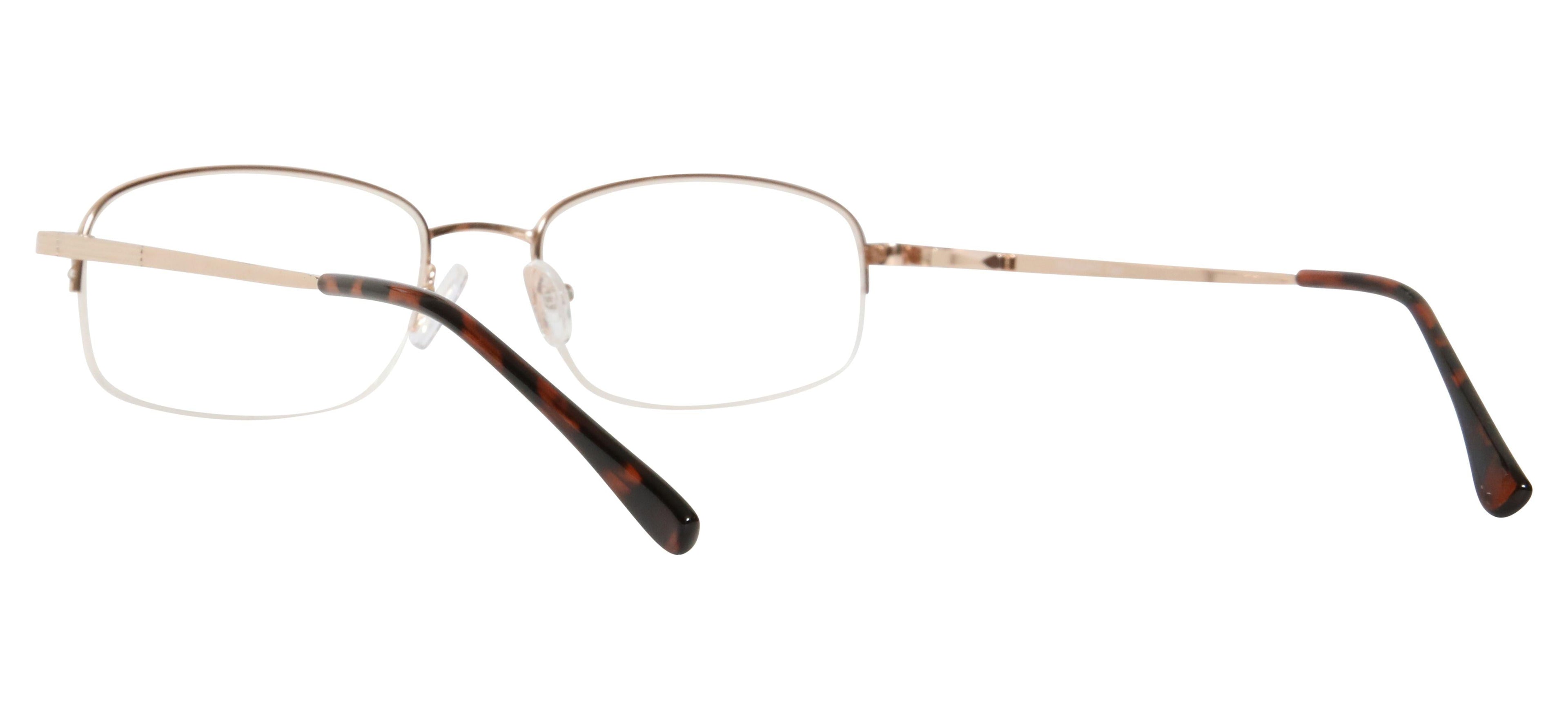 Blue Light Blocking Glasses Rectangle Half Rim 201959 Eyeglasses Includes Blue Light Blocking Lenses