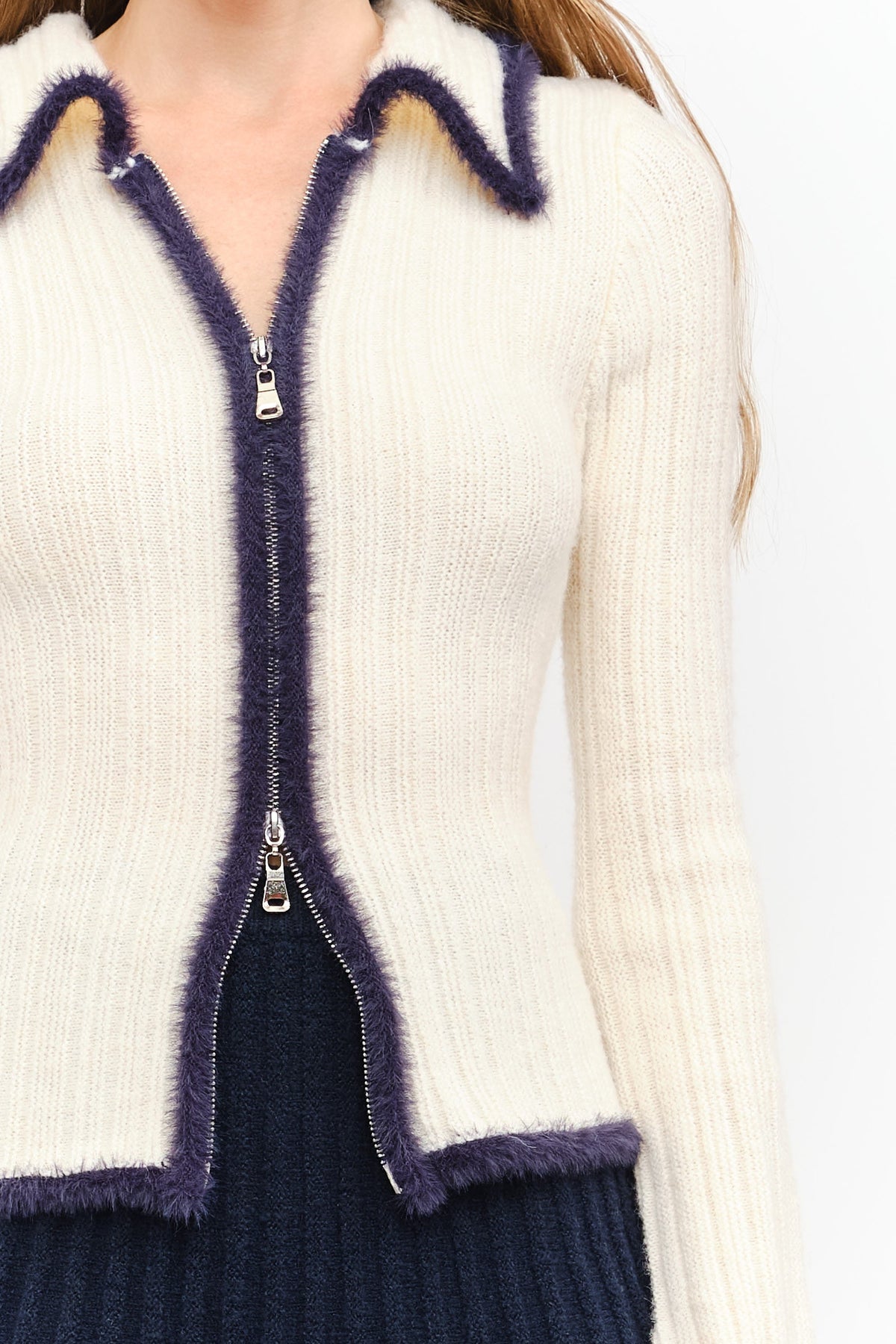 Jackie cardigan in ivory