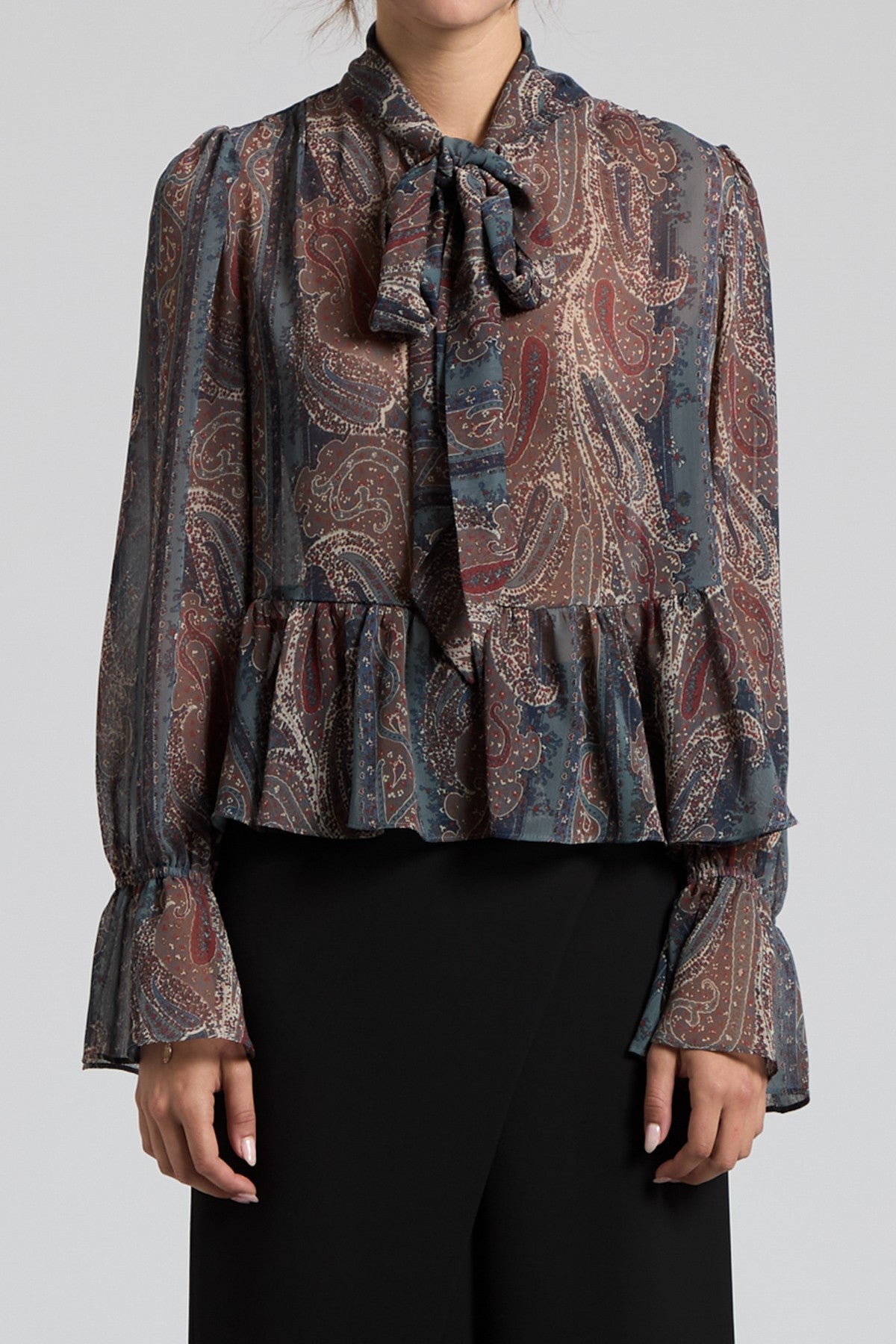 Harlen blouse in navy