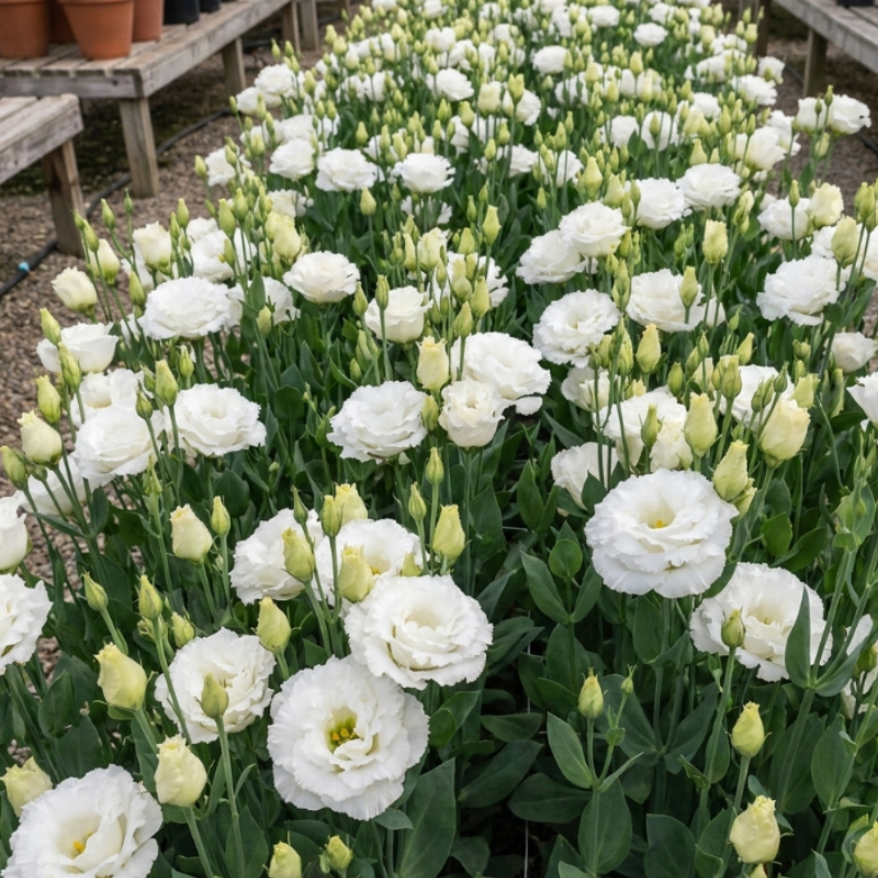 Eustoma / Lisianthus Grandiflorum Thornless Rose  Seeds, Year-around Planting