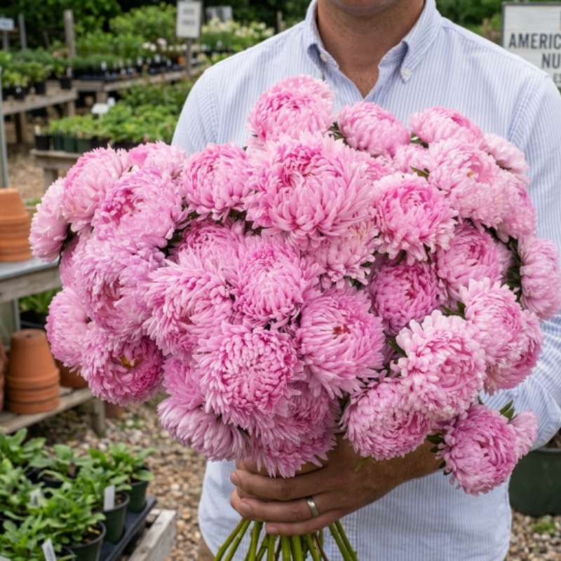 China Aster Seeds 'Giants of California' | Callistephus chinensis