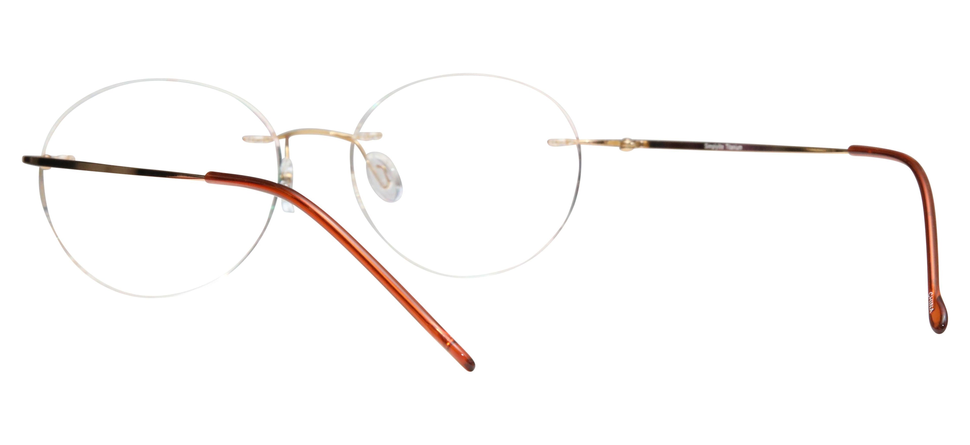 Blue Light Blocking Glasses Oval Rimless 201963 Eyeglasses Includes Blue Light Blocking Lenses