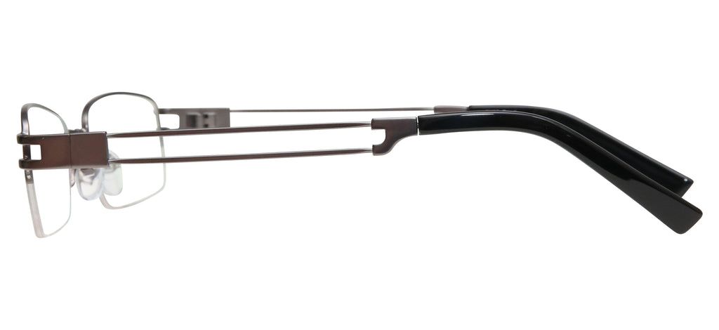 Blue Light Blocking Glasses Rectangle Half Rim 201937 Eyeglasses Includes Blue Light Blocking Lenses