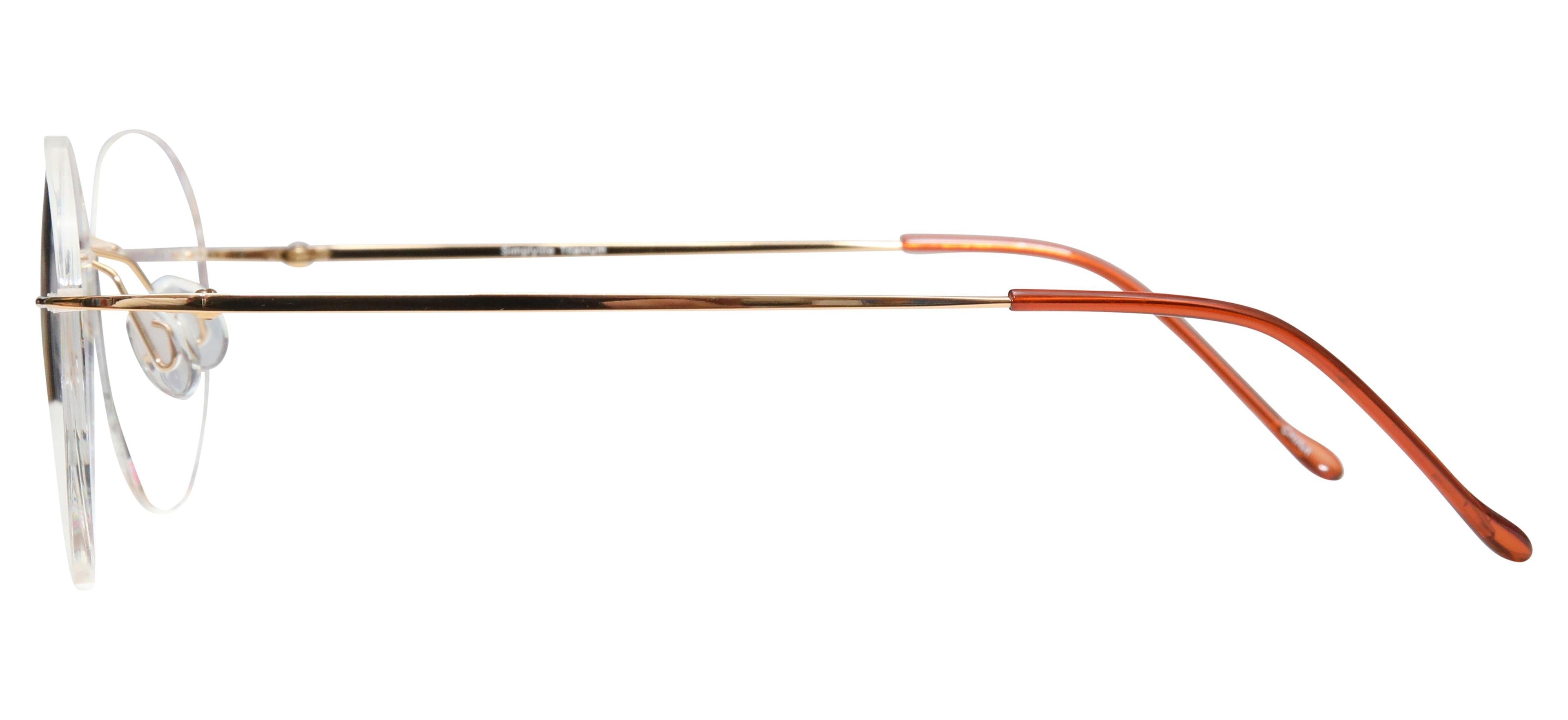 Blue Light Blocking Glasses Oval Rimless 201963 Eyeglasses Includes Blue Light Blocking Lenses