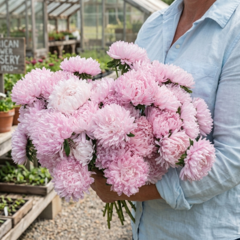 China Aster Seeds 'Giants of California' | Callistephus chinensis