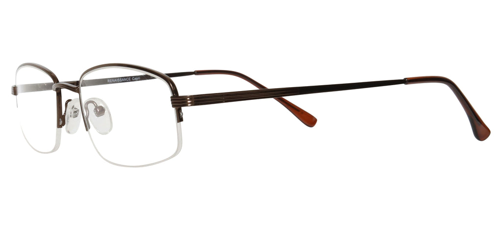 Blue Light Blocking Glasses Rectangle Half Rim 201959 Eyeglasses Includes Blue Light Blocking Lenses