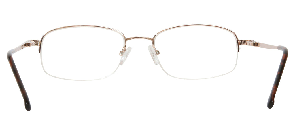 Blue Light Blocking Glasses Rectangle Half Rim 201959 Eyeglasses Includes Blue Light Blocking Lenses