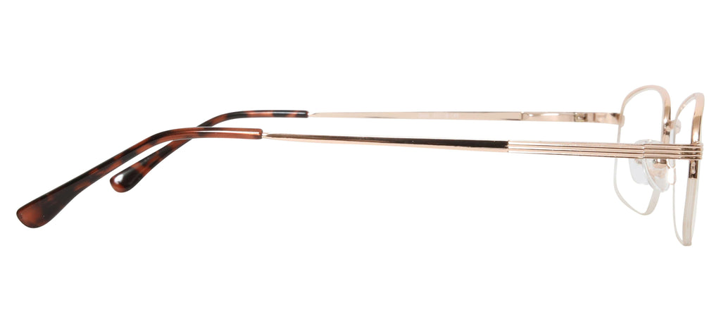 Blue Light Blocking Glasses Rectangle Half Rim 201959 Eyeglasses Includes Blue Light Blocking Lenses