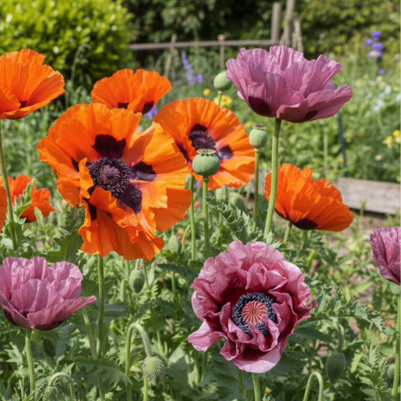 POPPY POWER Mix w/ Perennial Oriental Poppies Papaver | 1000 Seeds