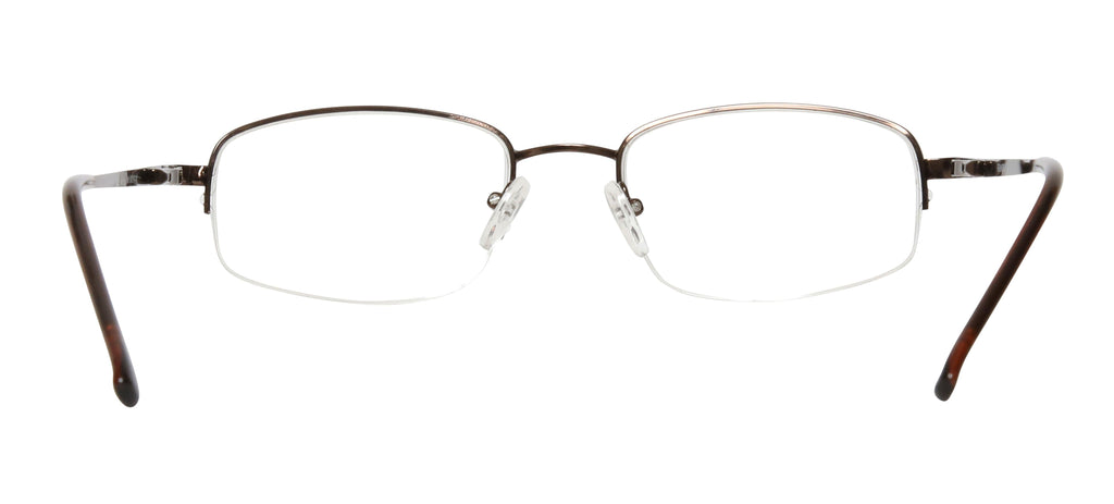 Blue Light Blocking Glasses Rectangle Half Rim 201959 Eyeglasses Includes Blue Light Blocking Lenses