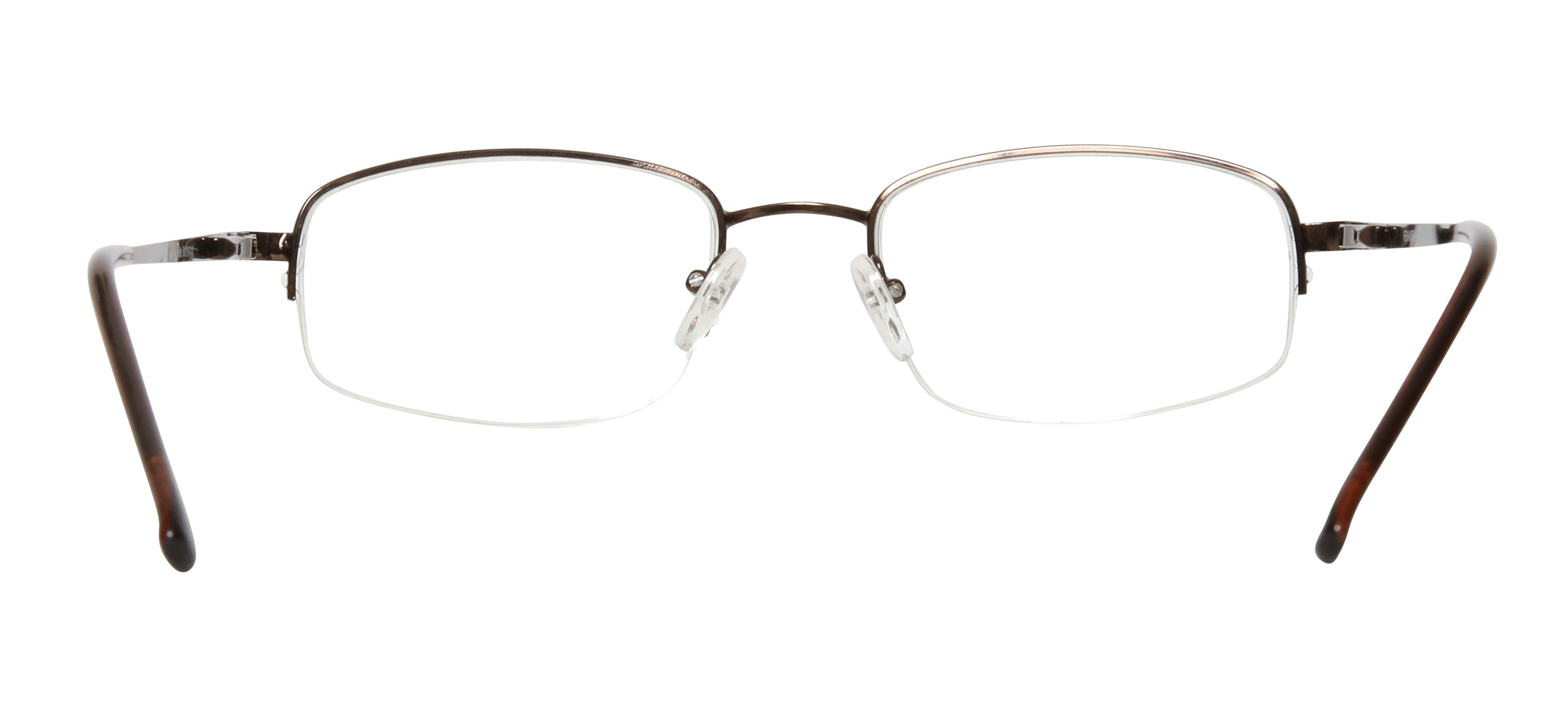Blue Light Blocking Glasses Rectangle Half Rim 201959 Eyeglasses Includes Blue Light Blocking Lenses