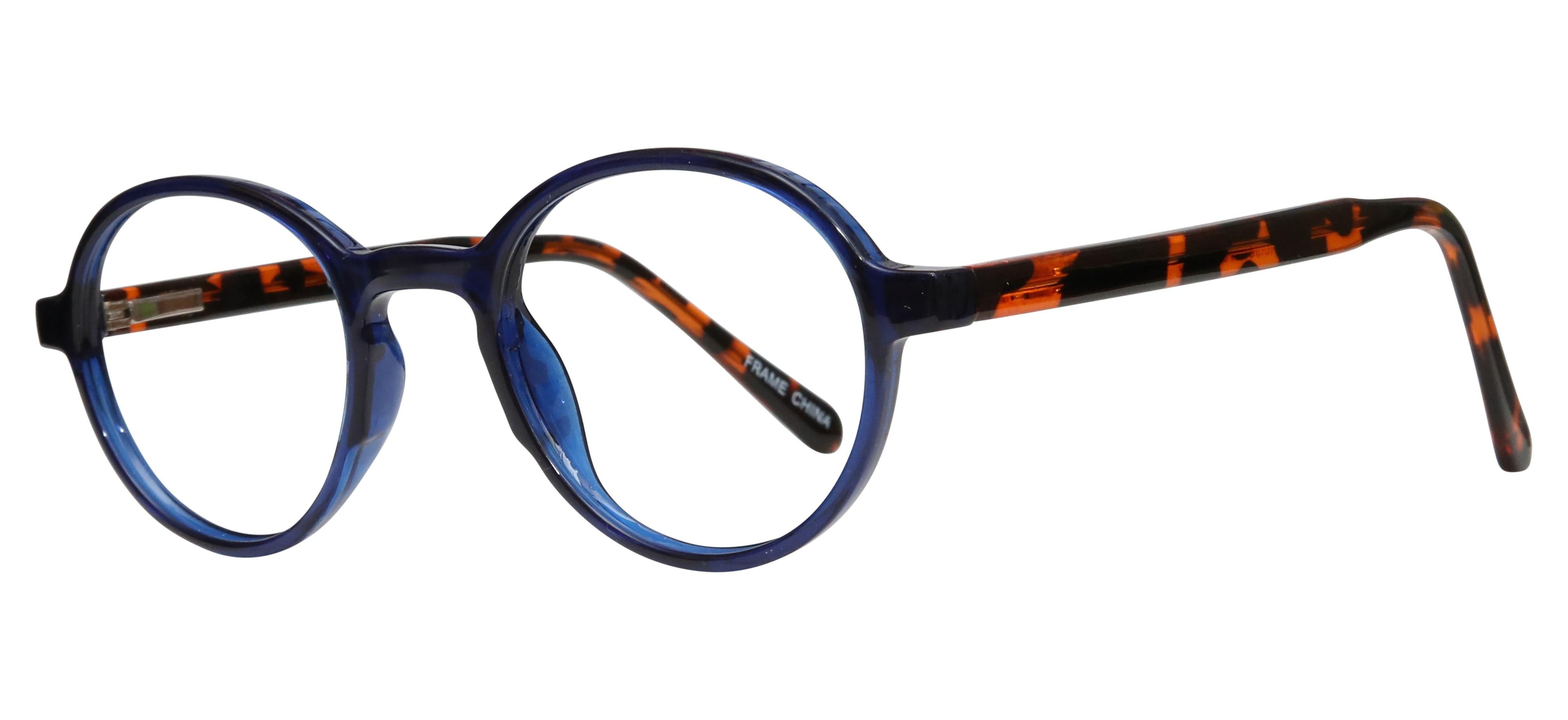 Blue Light Blocking Glasses Round Full Rim 201990 Eyeglasses Includes Blue Light Blocking Lenses