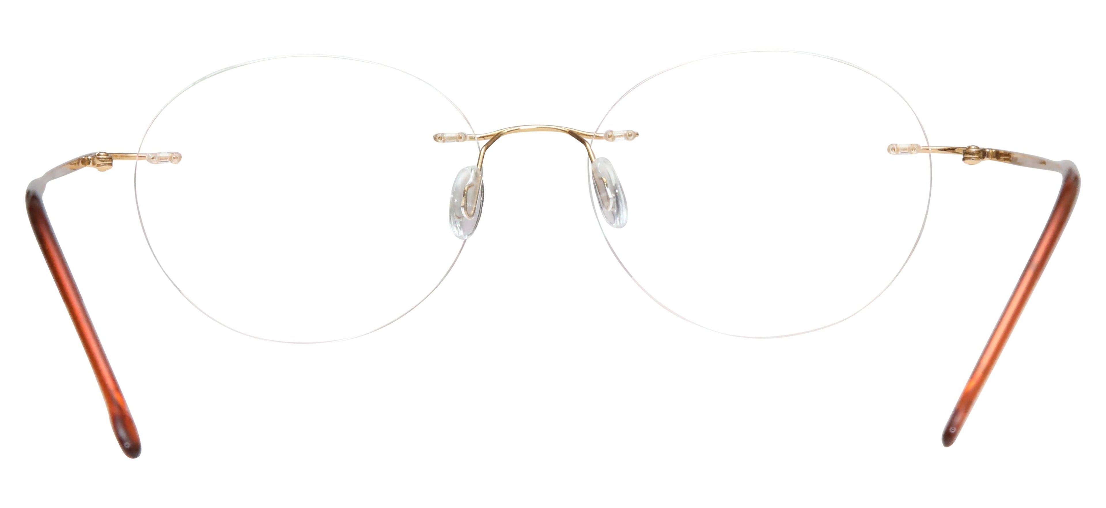 Blue Light Blocking Glasses Oval Rimless 201963 Eyeglasses Includes Blue Light Blocking Lenses