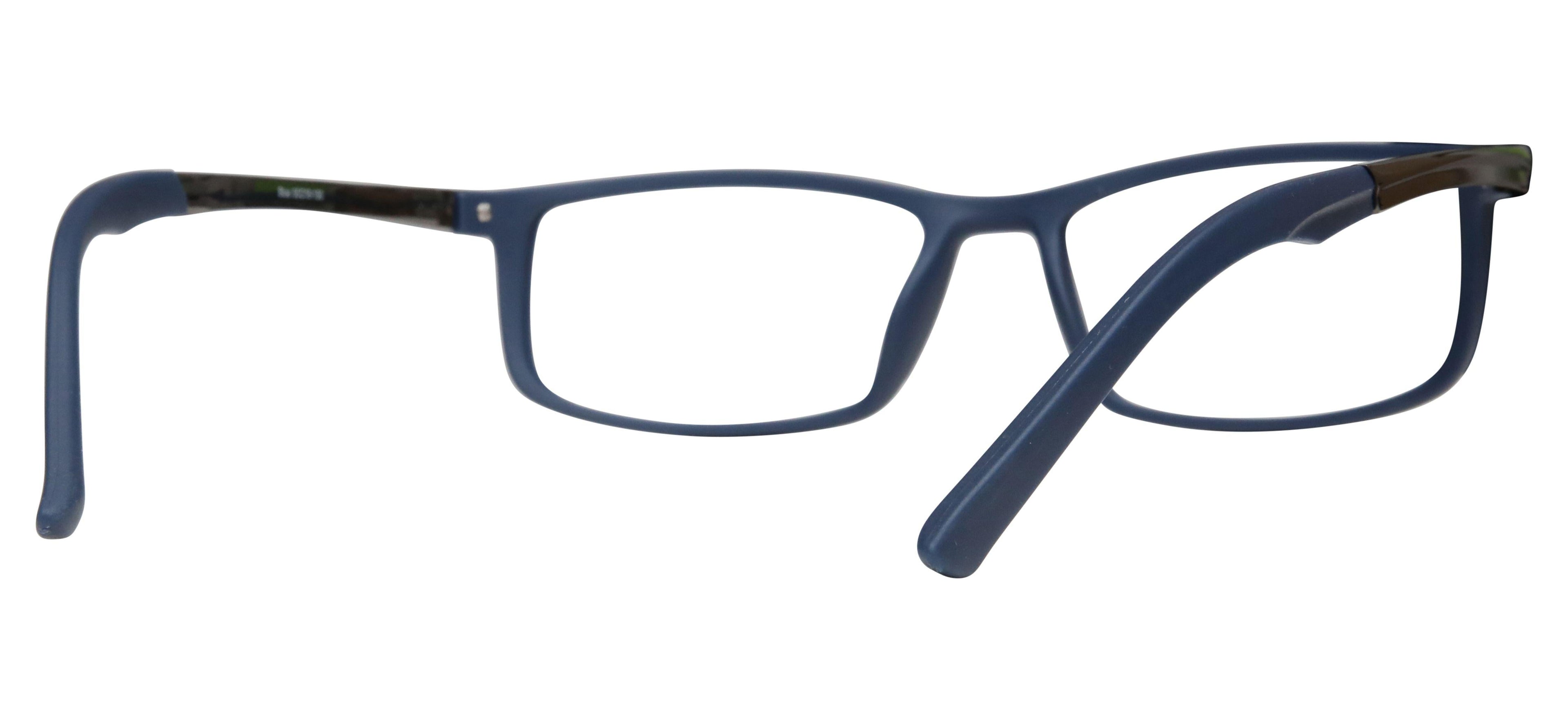 Blue Light Blocking Glasses Rectangle Full Rim 201909 Eyeglasses Includes Blue Light Blocking Lenses