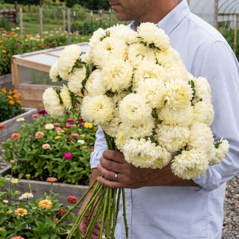 China Aster Seeds 'Giants of California' | Callistephus chinensis