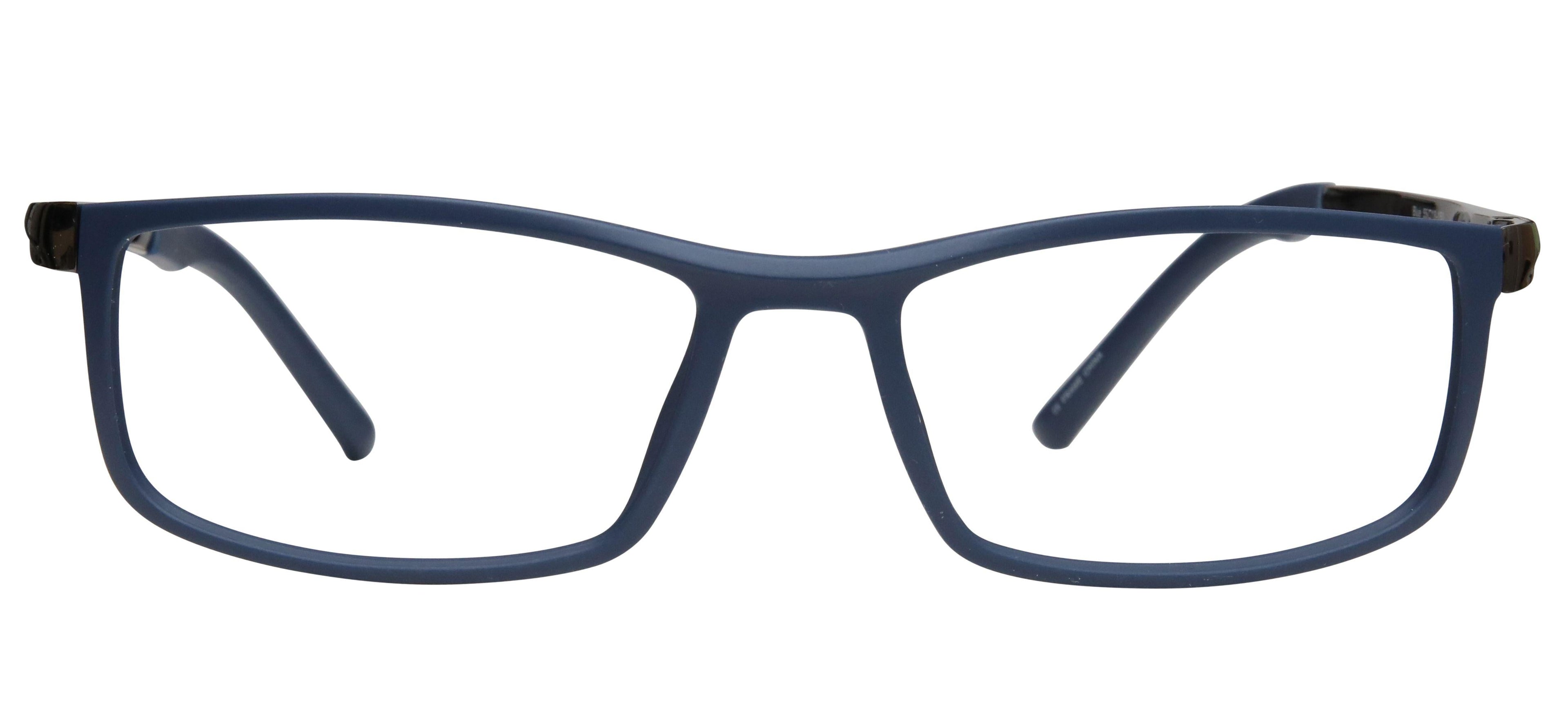 Blue Light Blocking Glasses Rectangle Full Rim 201909 Eyeglasses Includes Blue Light Blocking Lenses