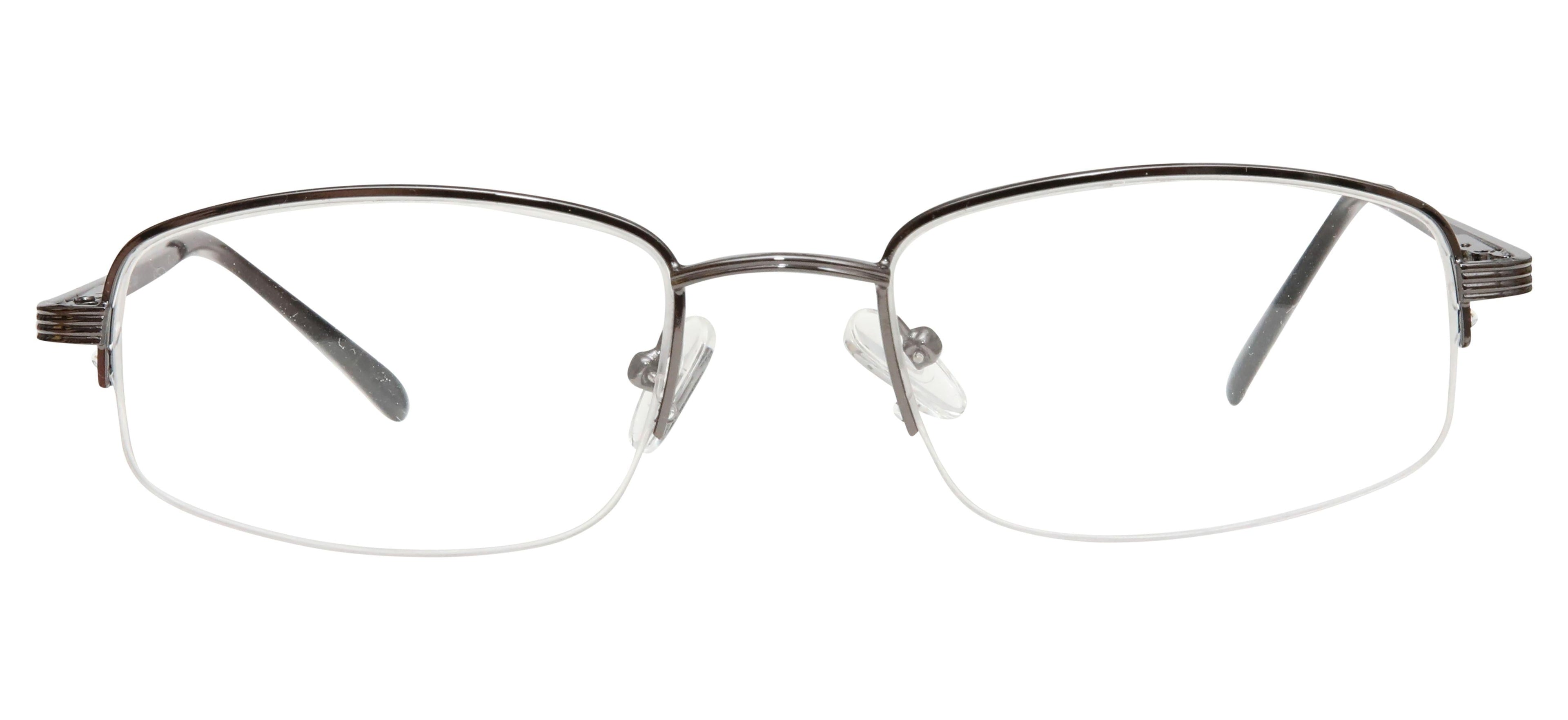 Blue Light Blocking Glasses Rectangle Half Rim 201959 Eyeglasses Includes Blue Light Blocking Lenses