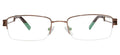 Blue Light Blocking Glasses Rectangle Half Rim 201937 Eyeglasses Includes Blue Light Blocking Lenses