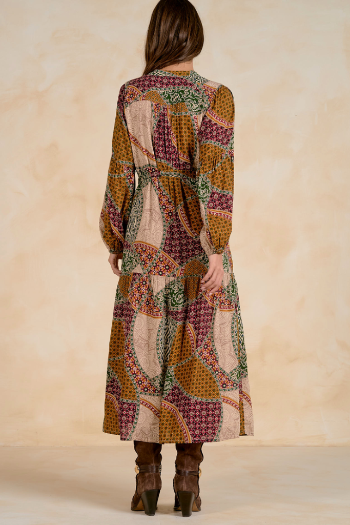 Suzanna printed midi dress