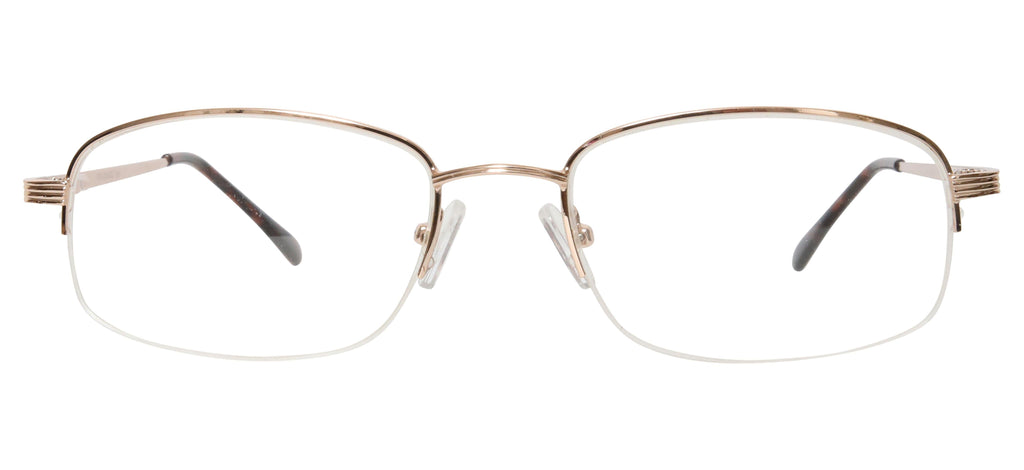 Blue Light Blocking Glasses Rectangle Half Rim 201959 Eyeglasses Includes Blue Light Blocking Lenses