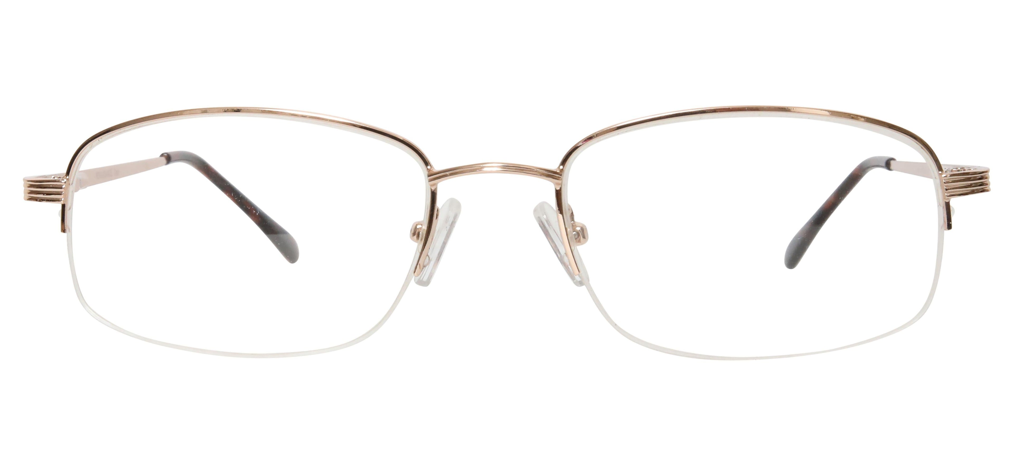 Blue Light Blocking Glasses Rectangle Half Rim 201959 Eyeglasses Includes Blue Light Blocking Lenses