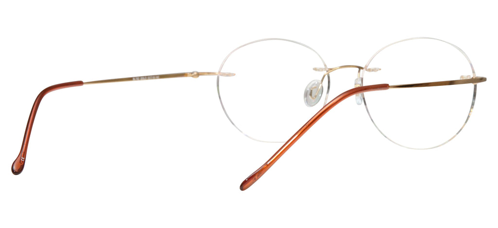 Blue Light Blocking Glasses Oval Rimless 201963 Eyeglasses Includes Blue Light Blocking Lenses