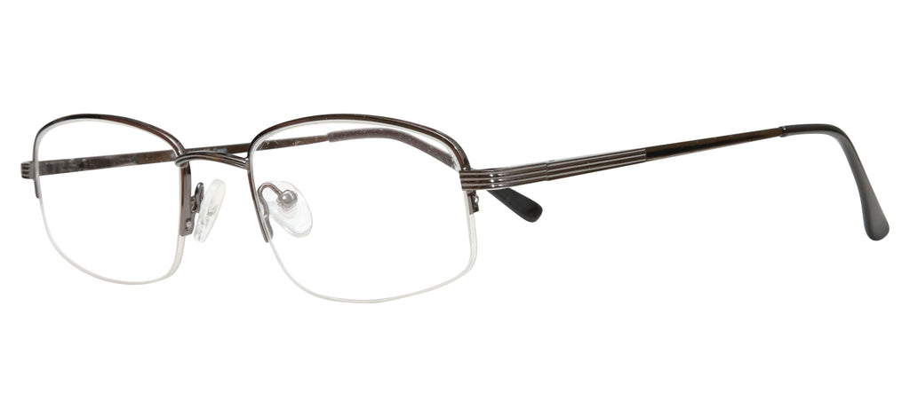 Blue Light Blocking Glasses Rectangle Half Rim 201959 Eyeglasses Includes Blue Light Blocking Lenses