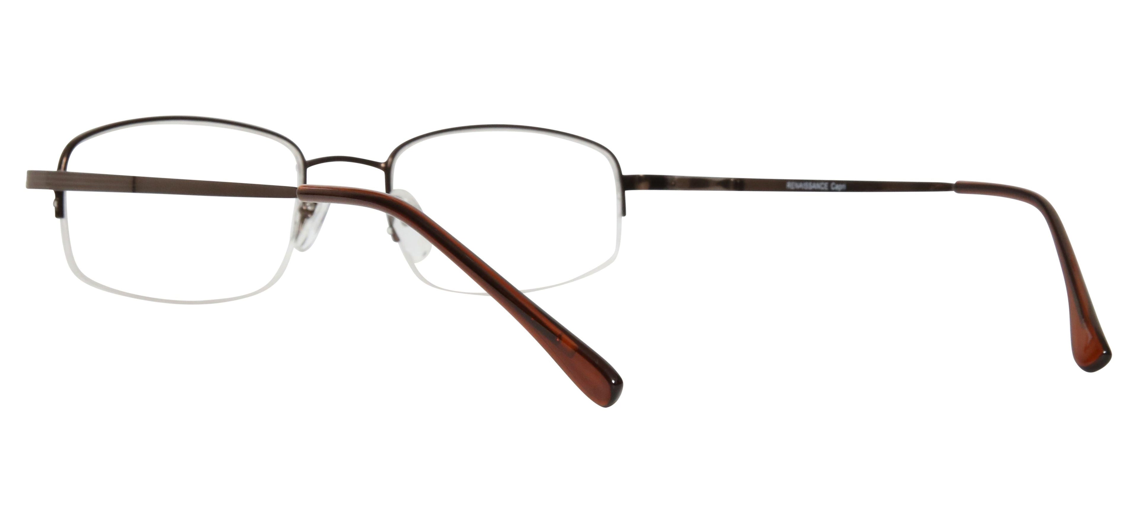 Blue Light Blocking Glasses Rectangle Half Rim 201959 Eyeglasses Includes Blue Light Blocking Lenses