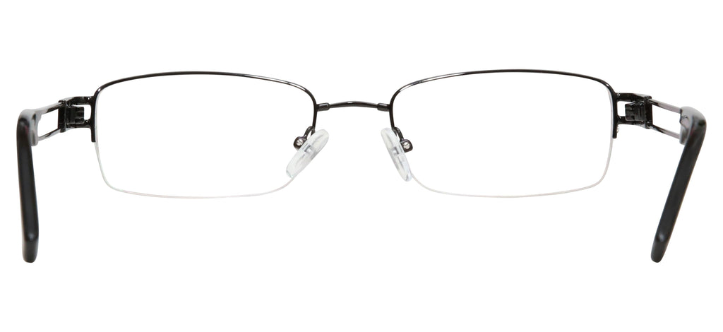 Blue Light Blocking Glasses Rectangle Half Rim 201937 Eyeglasses Includes Blue Light Blocking Lenses