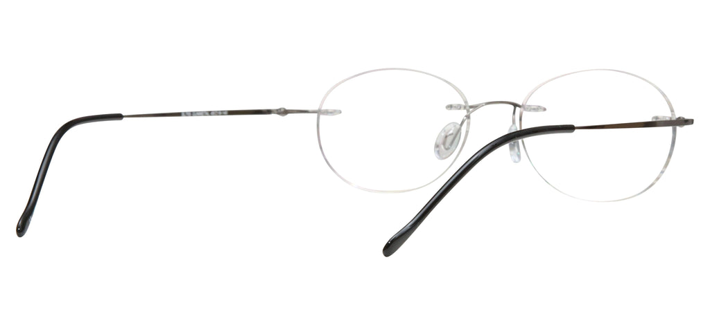 Blue Light Blocking Glasses Oval Rimless 201966 Eyeglasses Includes Blue Light Blocking Lenses